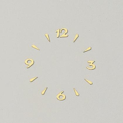Clock Digits XI   Brass