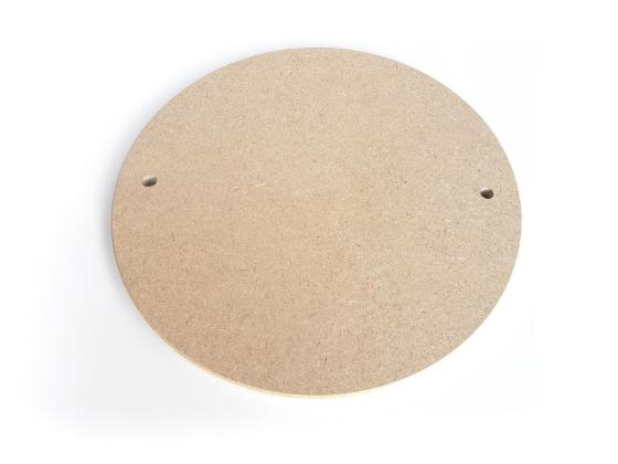 MDF Plate 345mm With 2 Holes
